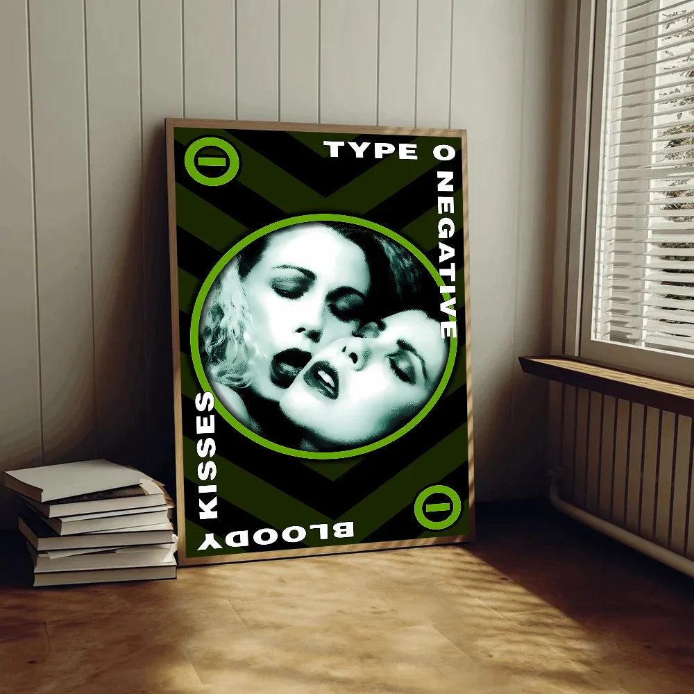 Wandposter met geometrische vormen