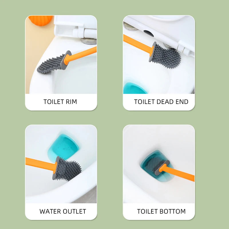 Toiletborstel met lange steel – Comfortabele reiniging