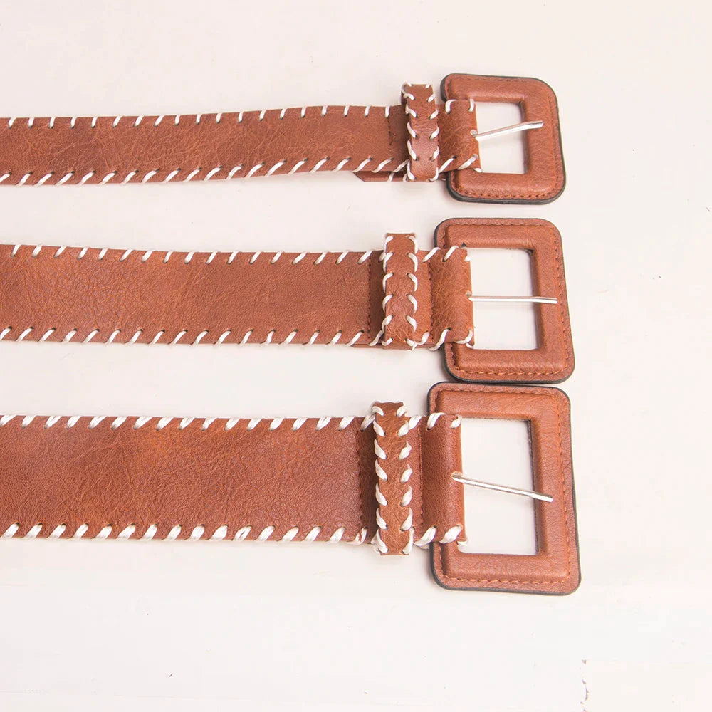 Brede riem voor dames met elastische tailleband