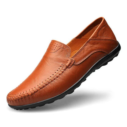 Comfortabele sandalen voor heren met leren voetbed