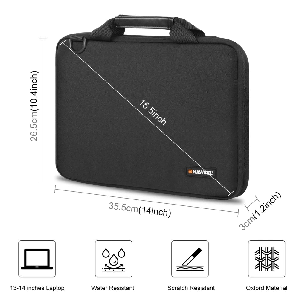 Laptoptas met trolleyband – Handig voor op reis