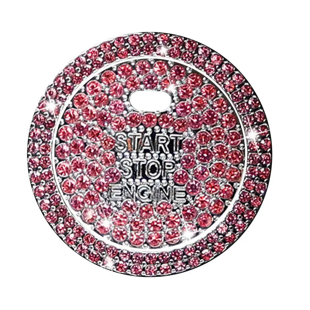 Auto stickers - Sparkling startknop stickers voor unieke uitstraling