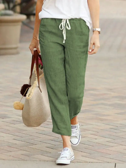 Zara linnen broek dames voor casual outfits – Trendy basics