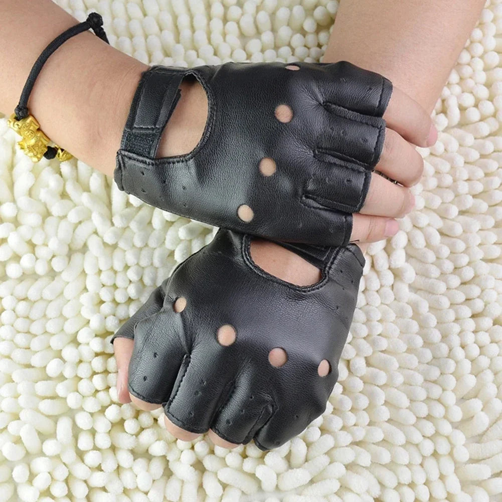 Heren handschoenen van leer met moderne details
