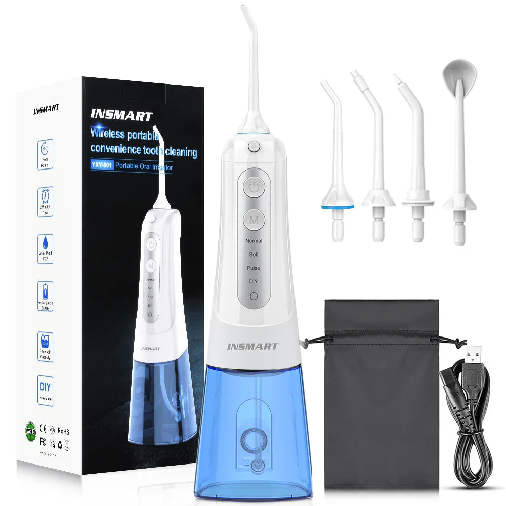 Tandsteen Verwijderaar - INS SMART Draagbare Waterflosser voor Perfecte Mondhygiëne