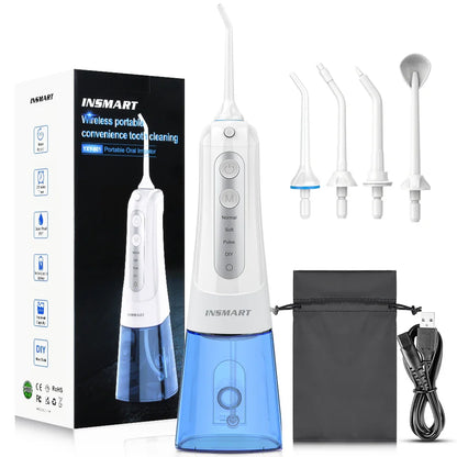 Tandsteen Verwijderaar - INS SMART Draagbare Waterflosser voor Perfecte Mondhygiëne