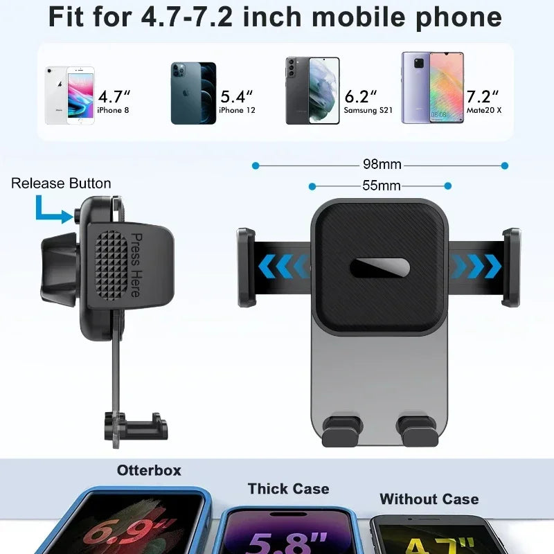Action telefoonhouder auto met verstelbare hoogte – Flexibel