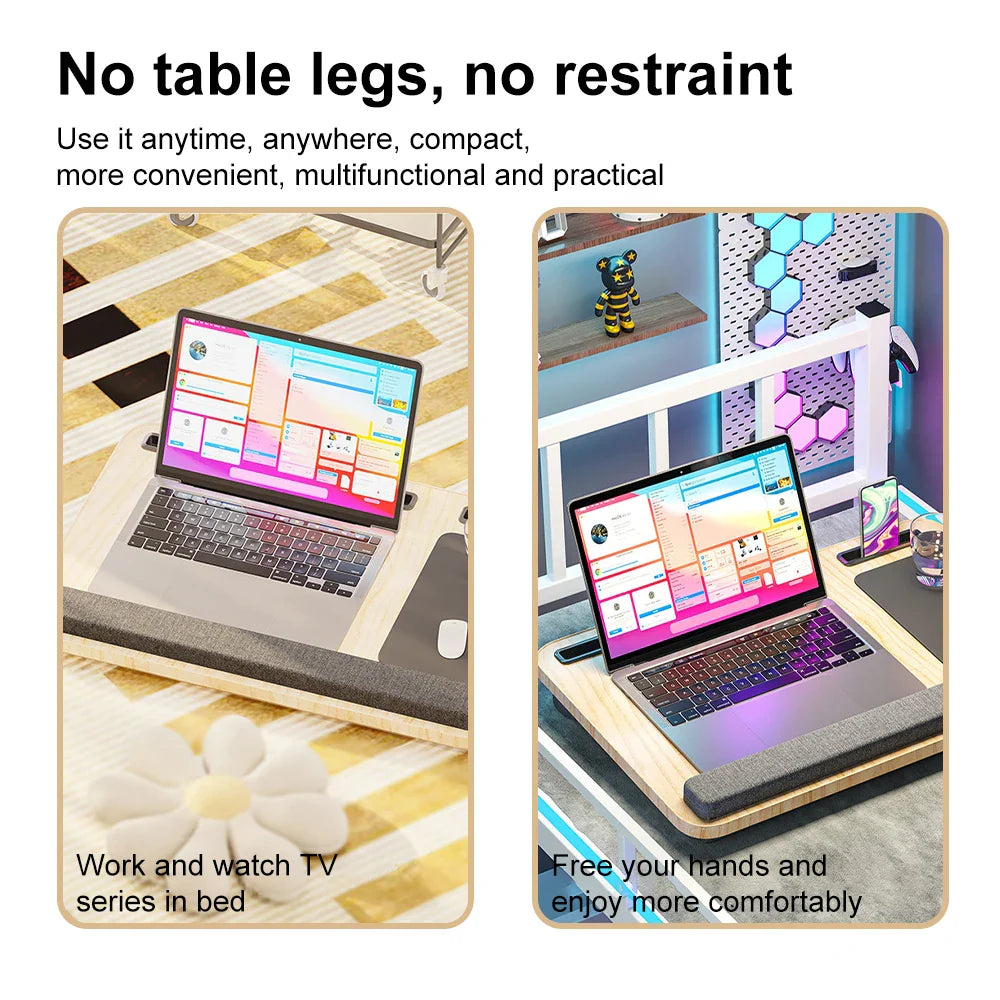 Stevige schoottafel geschikt voor laptopgebruik