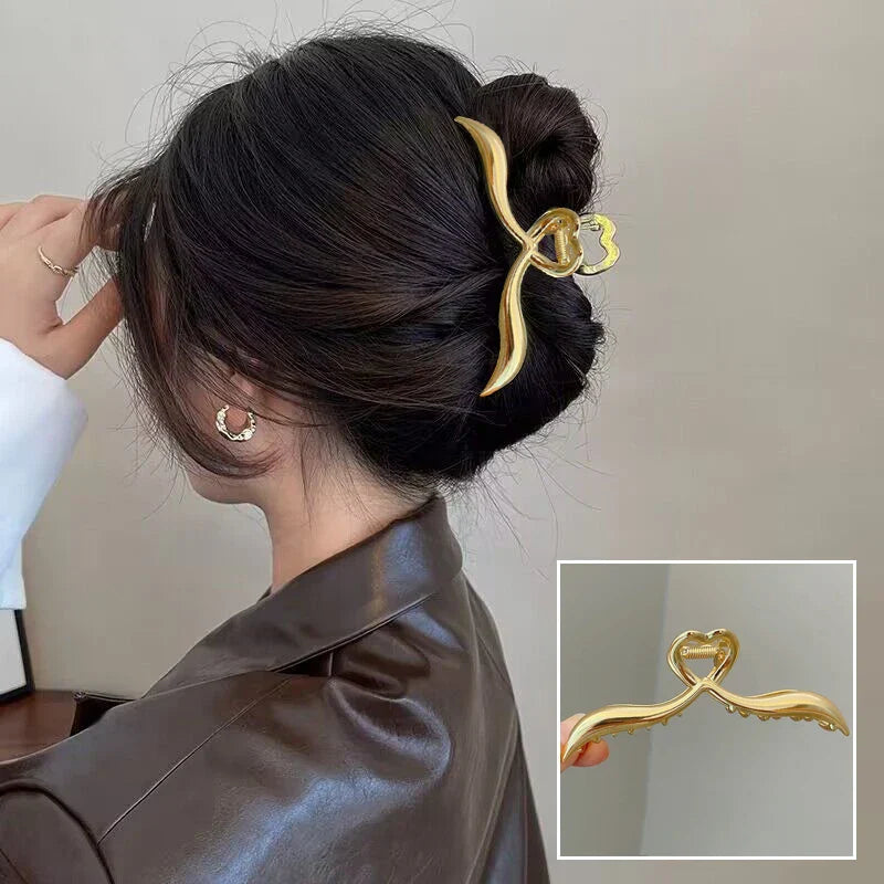 Fluwelen haar accessoires in warme kleuren