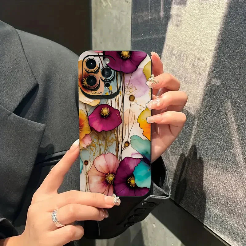 Anti-slip telefoon hoesje met stijlvolle textuur