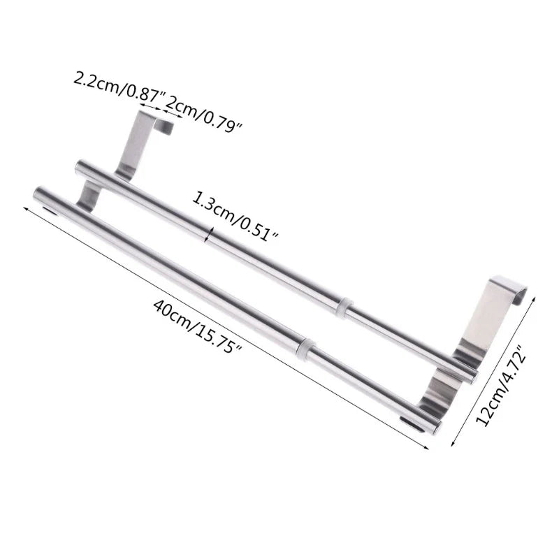 Handdoek rek met opbergruimte – 2-in-1 functie