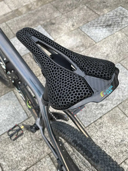 Fietszadel met antislip en ventilatiekanalen