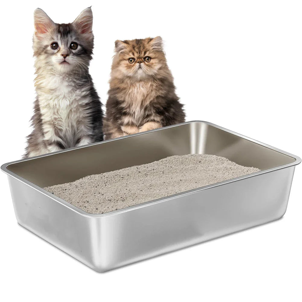 Grote kattenbak voor kittens en volwassen katten – Groeit mee