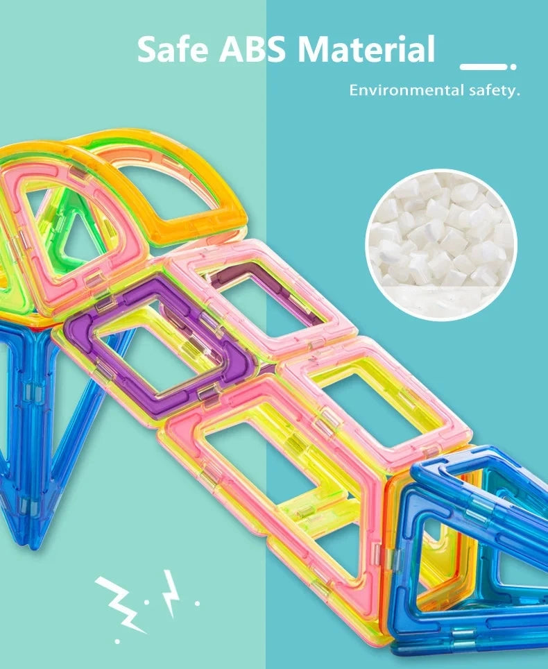 Intertoys magneet set met blokjes – Leren bouwen