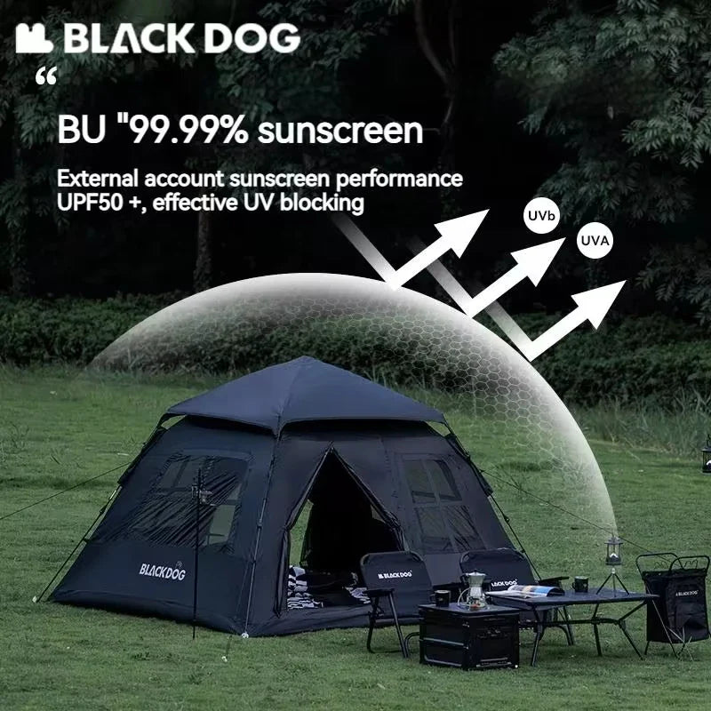 Pop up tent Lidl met zijopening – Eenvoudige toegang