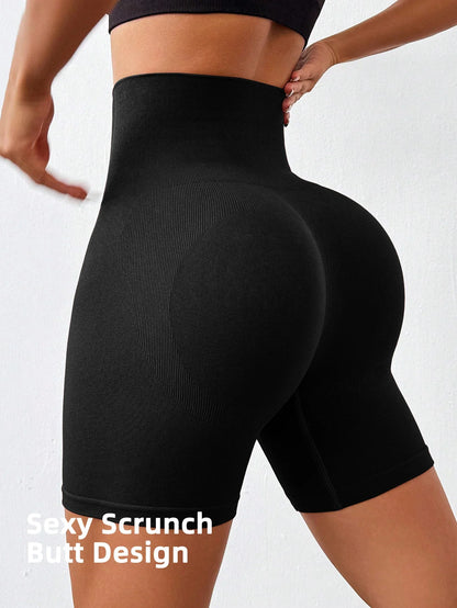 Stretch yoga outfit in neutrale kleuren