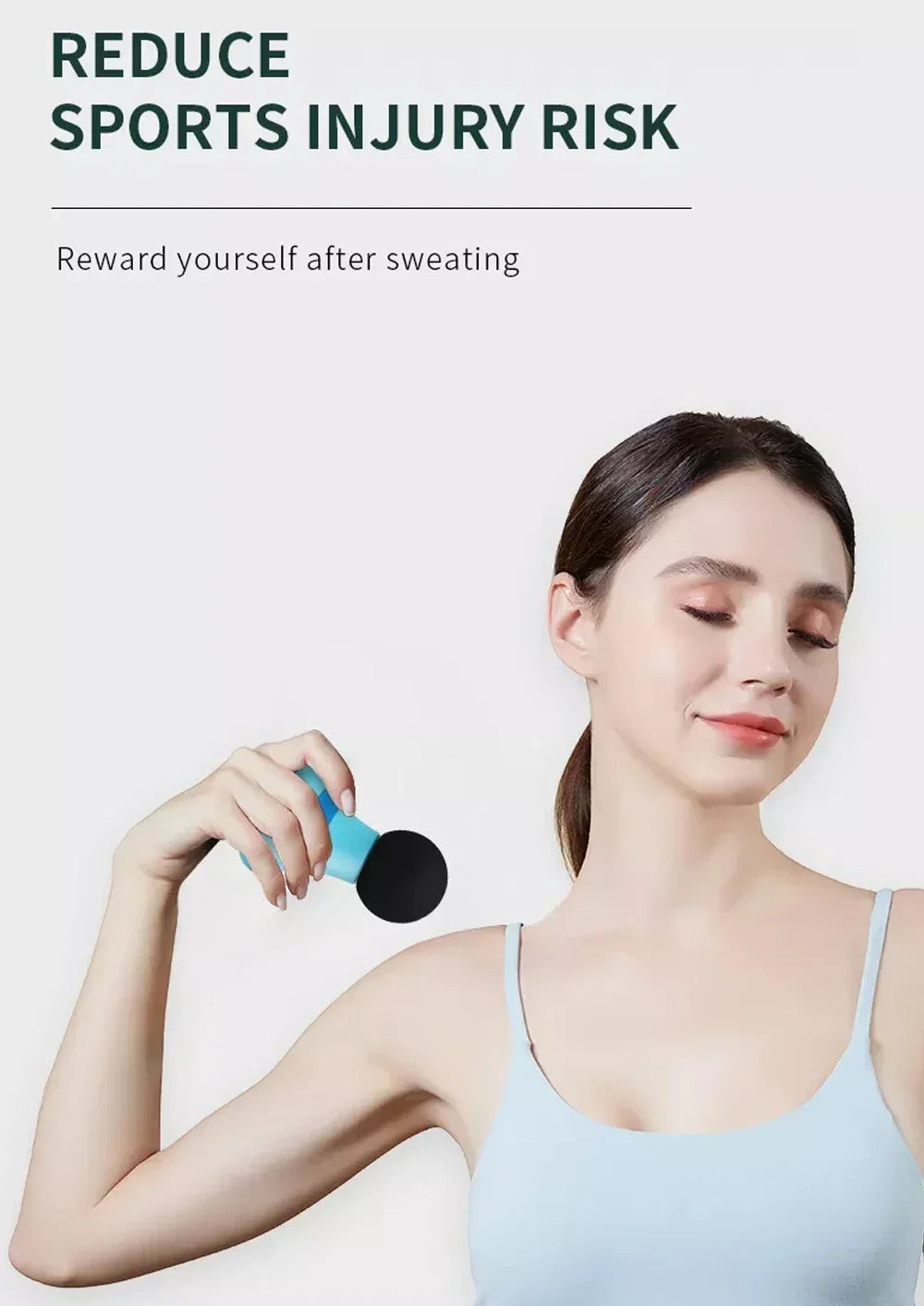 Compacte massage gun – Past in elke sporttas