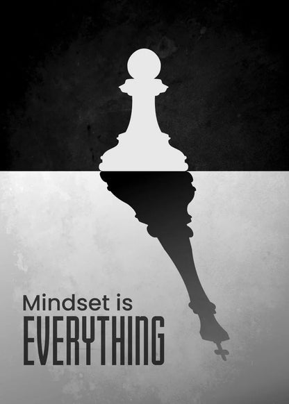 Poster met quote in sierlijke letters