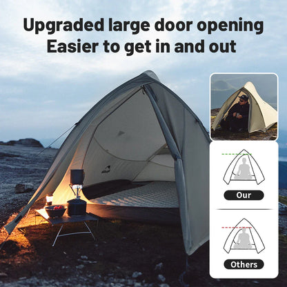 Pop up tent Lidl met dubbele rits – Makkelijk in- en uitstappen