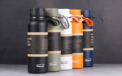 Thermosfles met metallic afwerking – Glanzend en modern