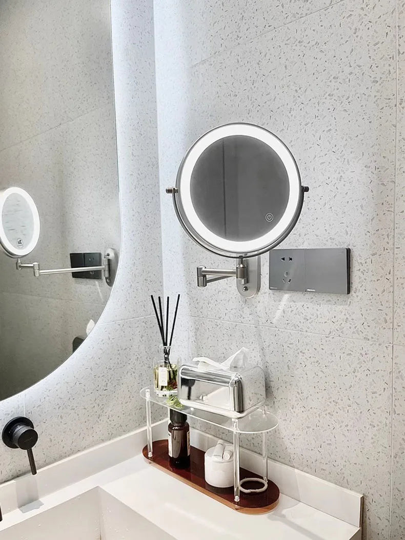 Draaibare make-up spiegel met verlichting – Flexibel en handig
