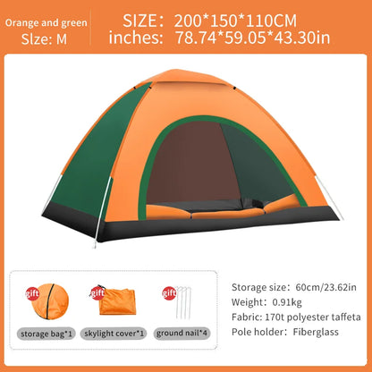 Grote camping tent met aparte ingangen – Voor meer privacy