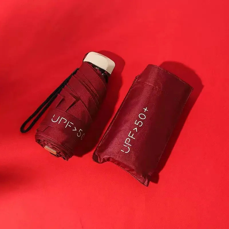 Regenbestendige paraplu met UV-coating