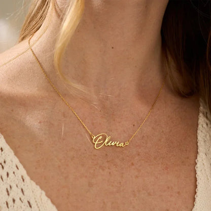 Trendy gepersonaliseerde ketting met subtiele ketting