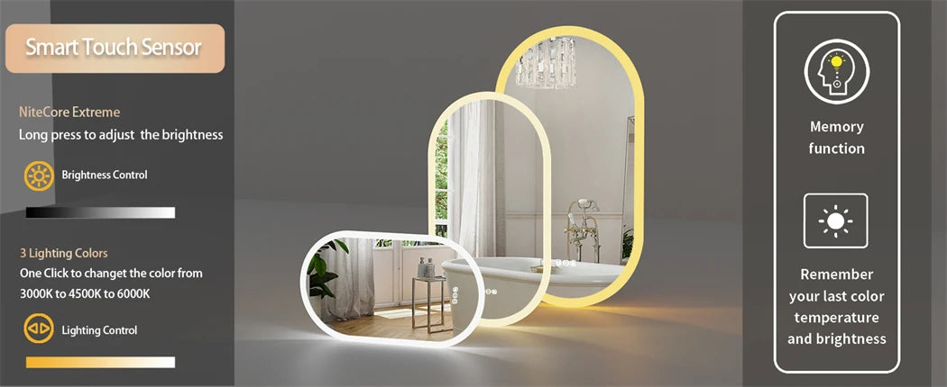 Ronde badkamer spiegel met LED verlichting – Tijdloos en modern