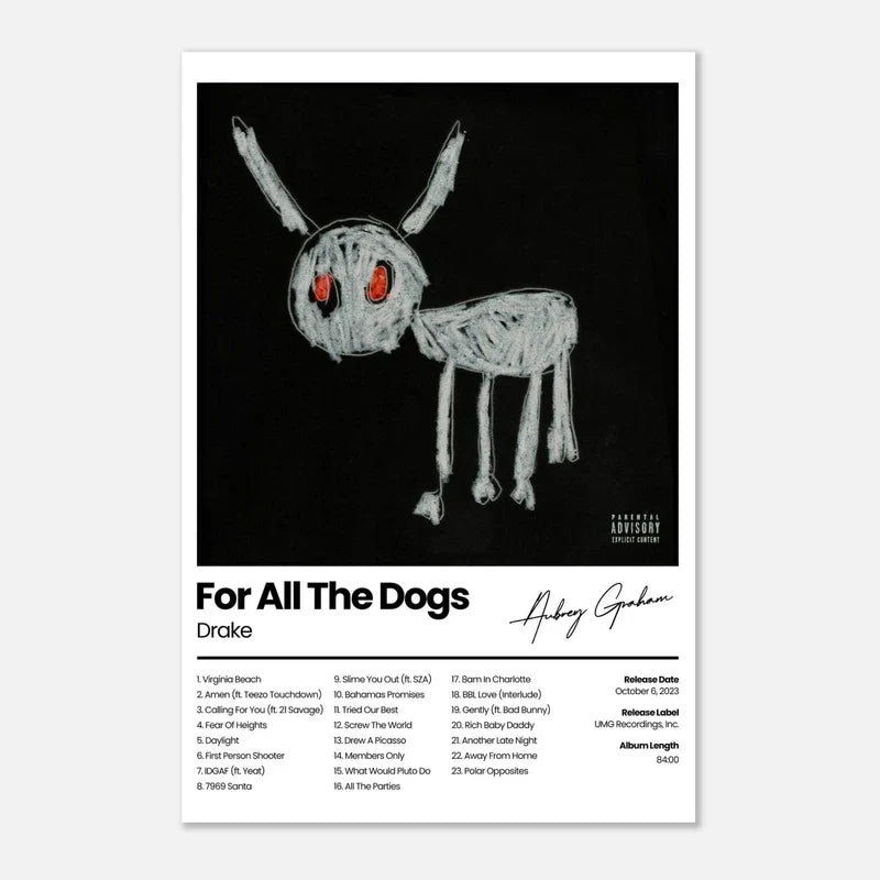 Poster met typografie – Eenvoudig en krachtig