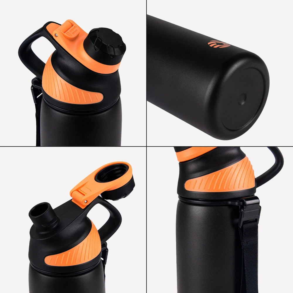 Thermosfles met draagriem – Comfortabel onderweg