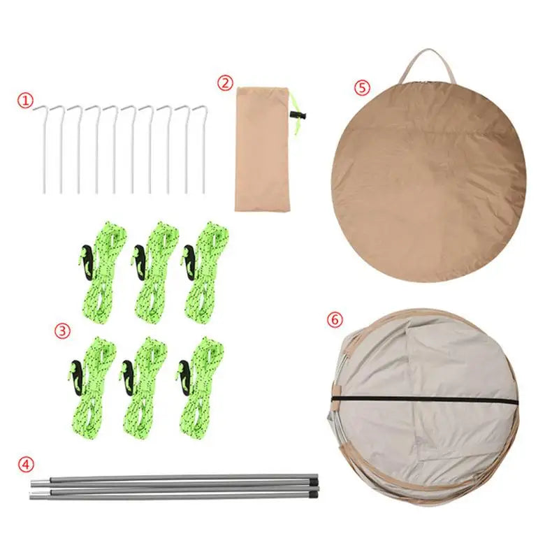 Pop up tent voor strand of park – Snel schaduw creëren