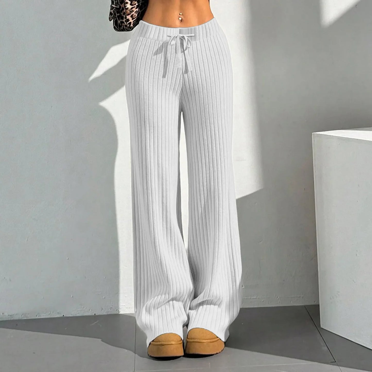 Zara linnen broek met strikceintuur – Voor een vrouwelijke look