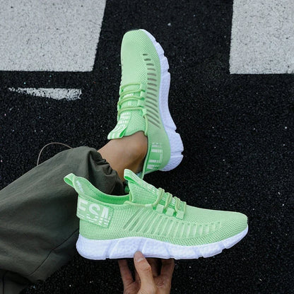 Sportieve mesh sneakers voor heren in de zomer