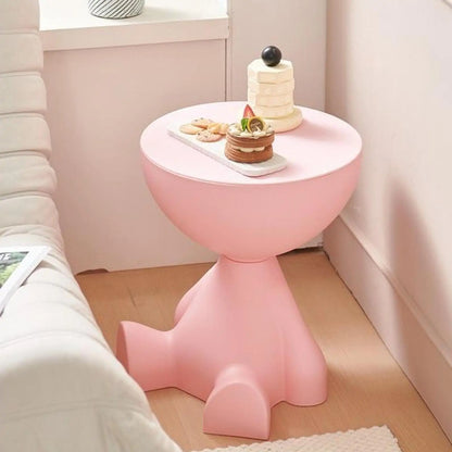 Decoratie woonkamer accessoires - Unieke vorm bijzettafel voor stijlvolle sfeer