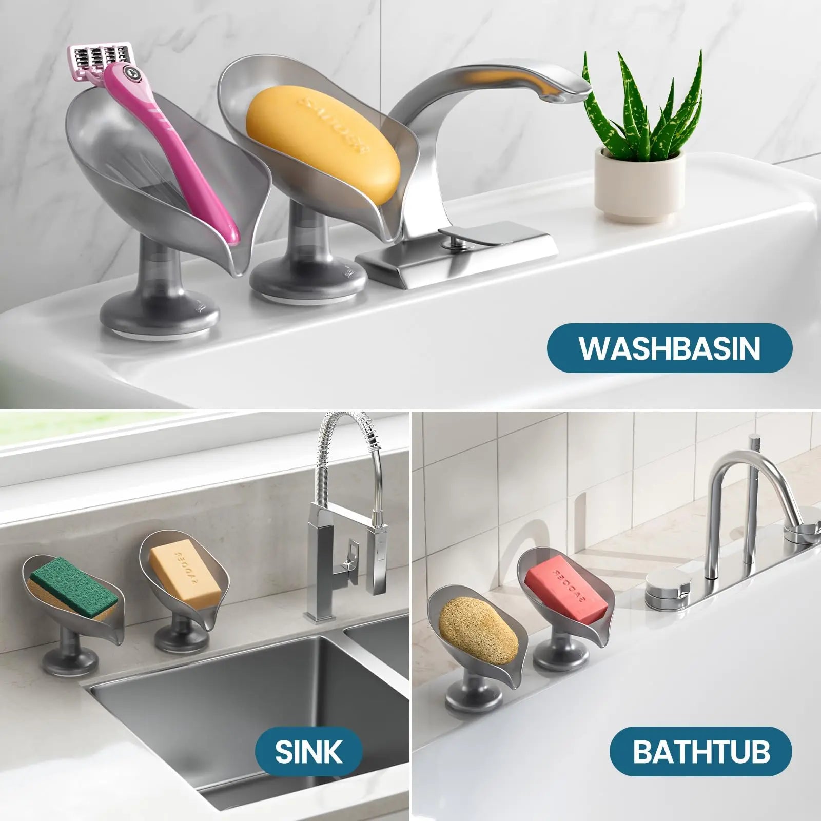 Wand zeephouder Action – Bevestig zonder boren