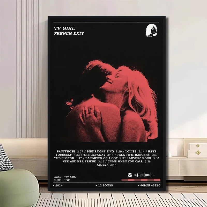 Abstracte posters in aardetinten