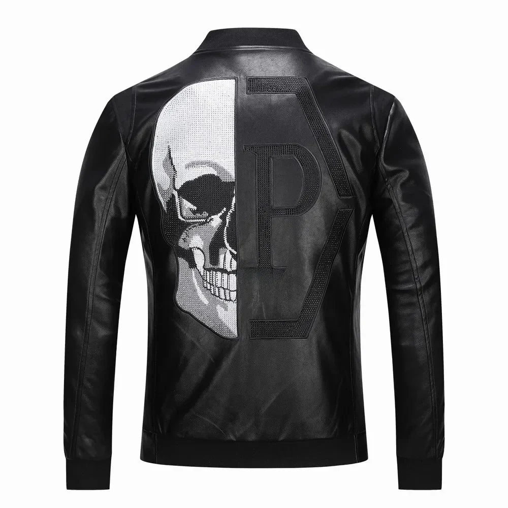 Leren jas heren met ribboorden – Casual afwerking