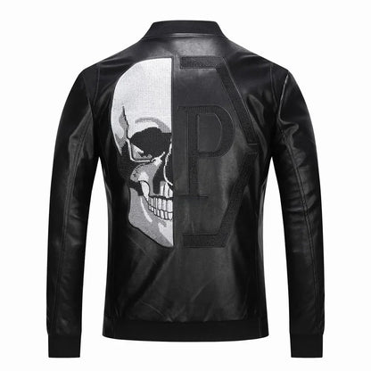 Leren jas heren met ribboorden – Casual afwerking