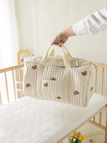 Stoffen draagtas met trendy design