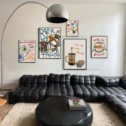 Kinderposter met vrolijke kleuren