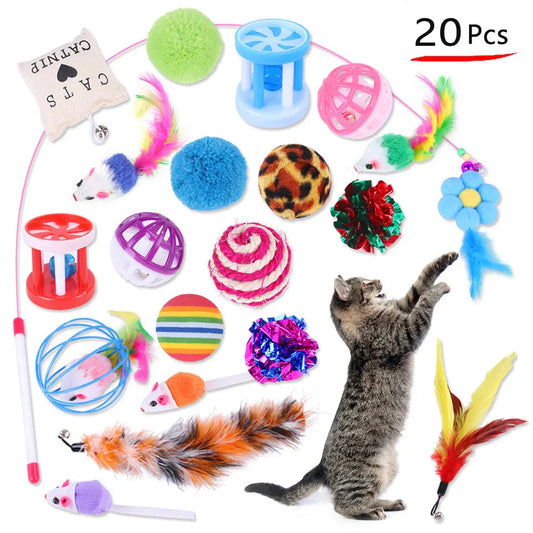 Kattenspeelgoed Action met licht en geluid – Dubbele stimulans