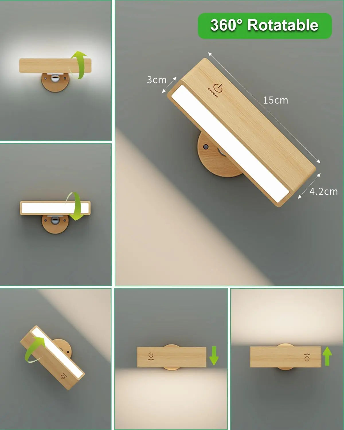 Wandlamp op batterijen – Draadloos en flexibel