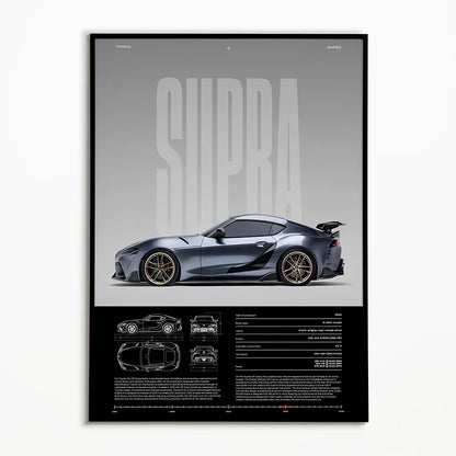 Poster met quote in sierlijke letters