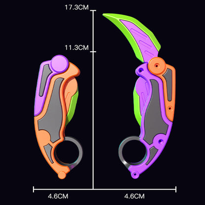 Fidget toy met draaiende ringen