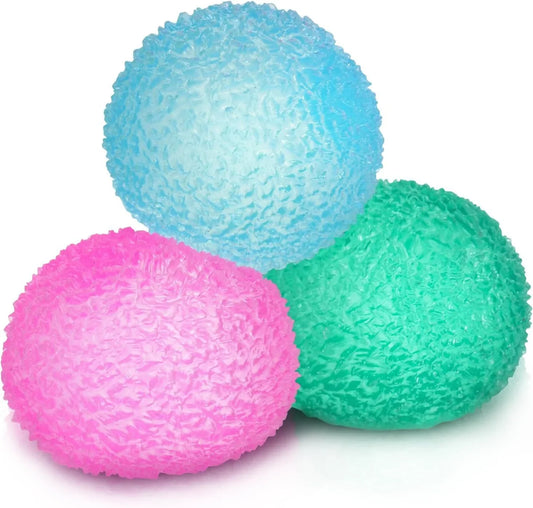 Stressballen in verschillende kleuren en vormen