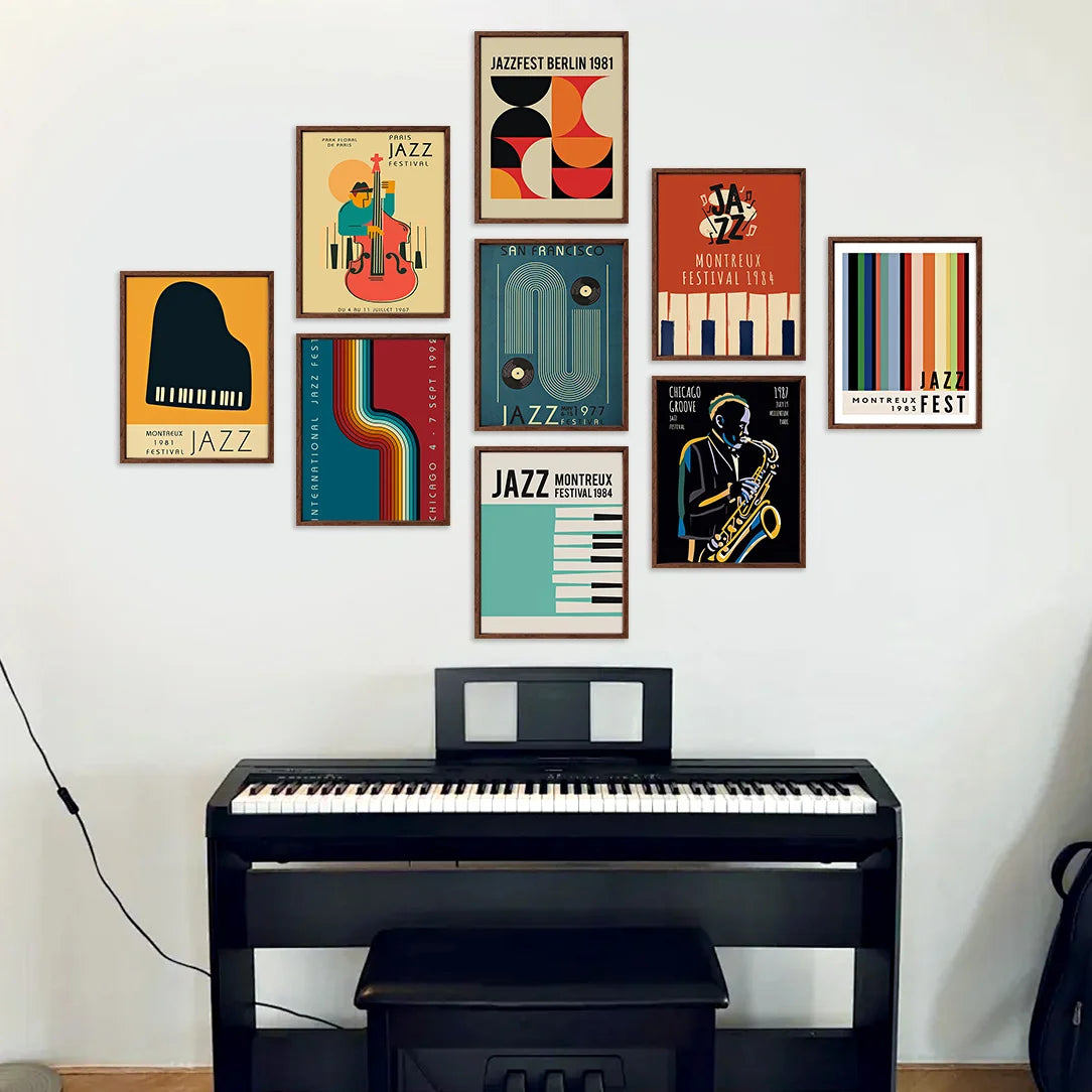 Poster met botanisch motief