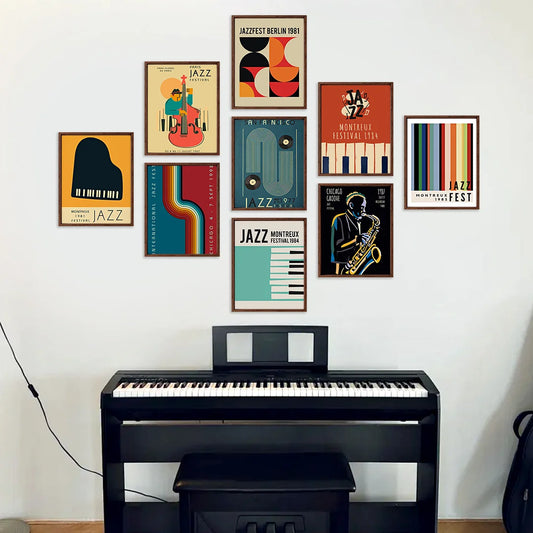 Poster met botanisch motief