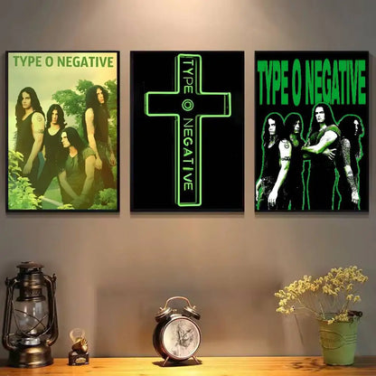 Set posters in botanische stijl