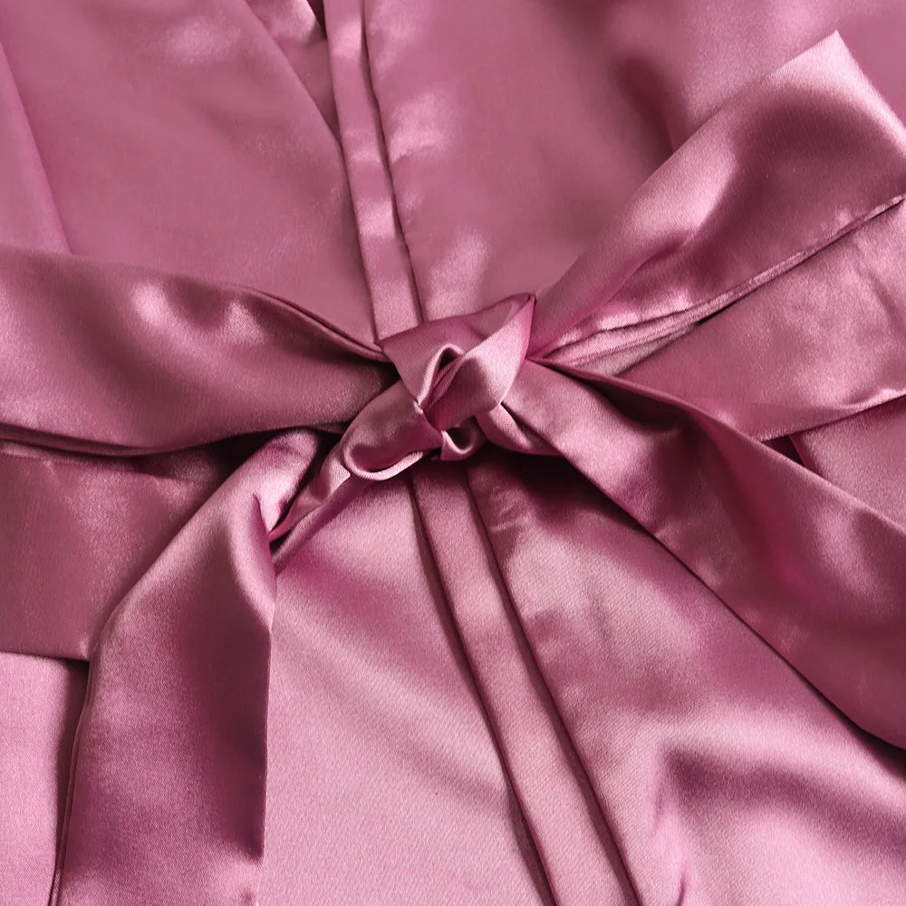 Ochtendjas met riem voor dames – Elegant en praktisch